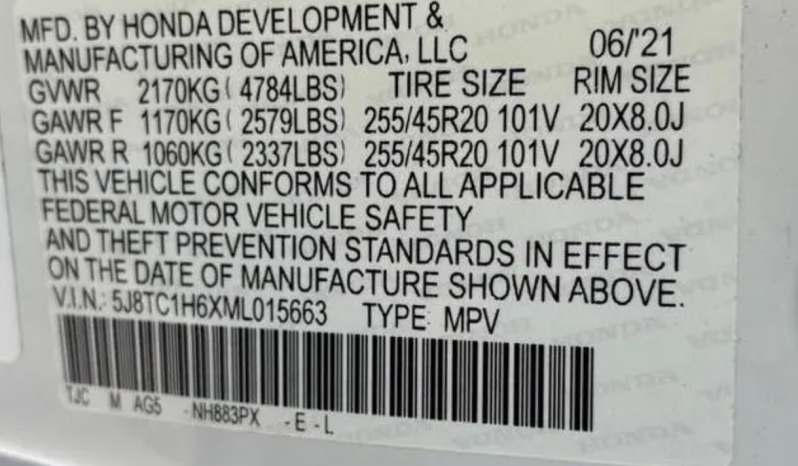 2021 Acura RDX A-Spec full